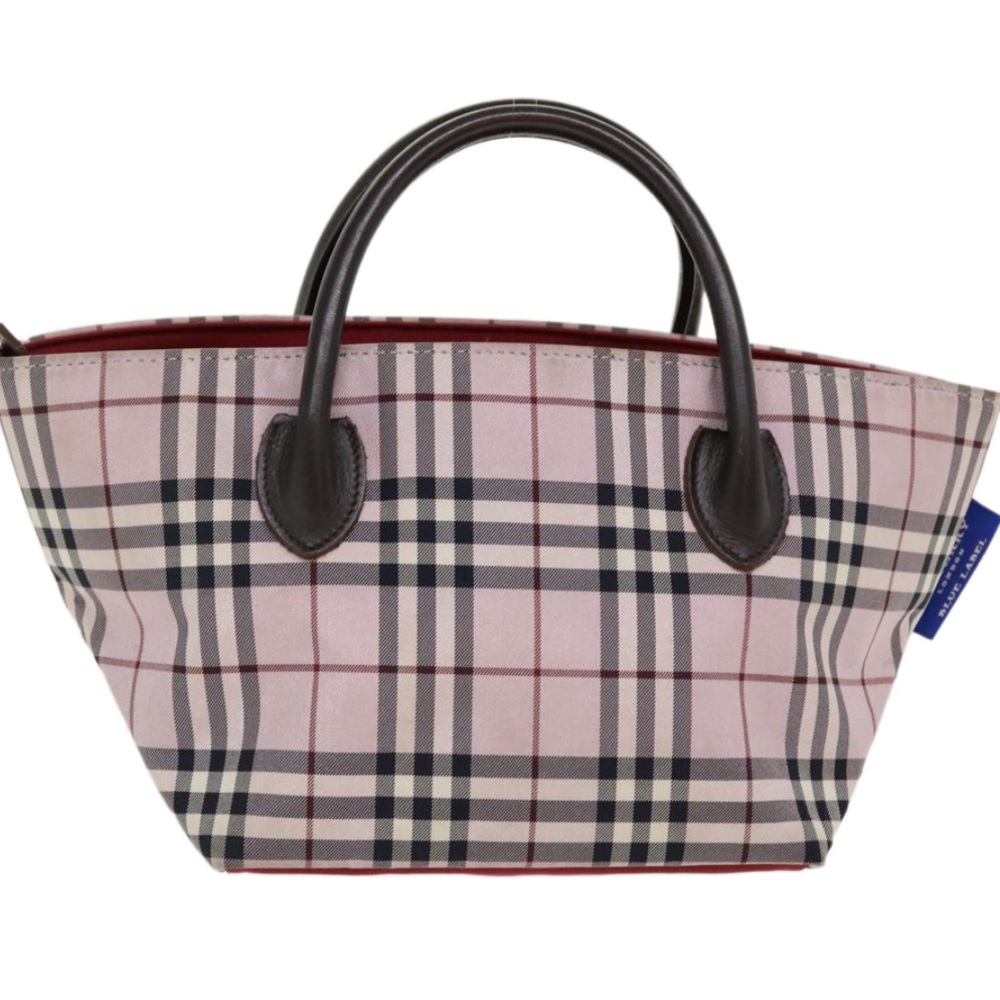 🔥$245 BURBERRY PINK NOVA CHECK BAGUETTE BAG
